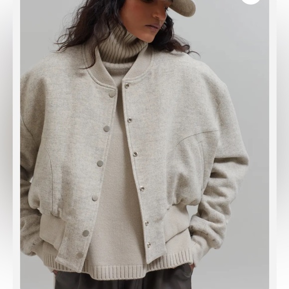 The Frankie Shop Grey Bomber - Picture 4 of 5